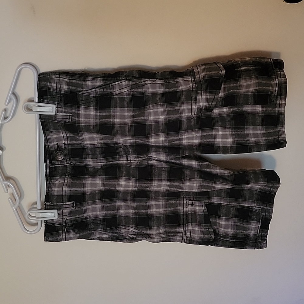 Plaid Wrangler Shorts, Kids Size 10